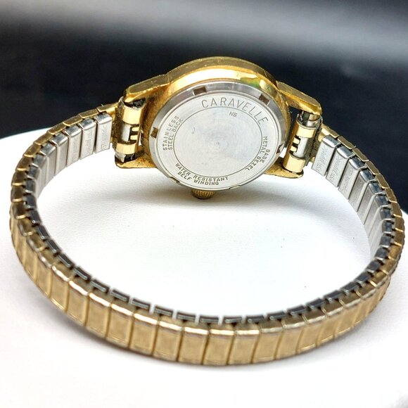 Caravelle N5 1975 Automatic Ladies Watch Gold-Tone Swiss, Water Resistant main image 5